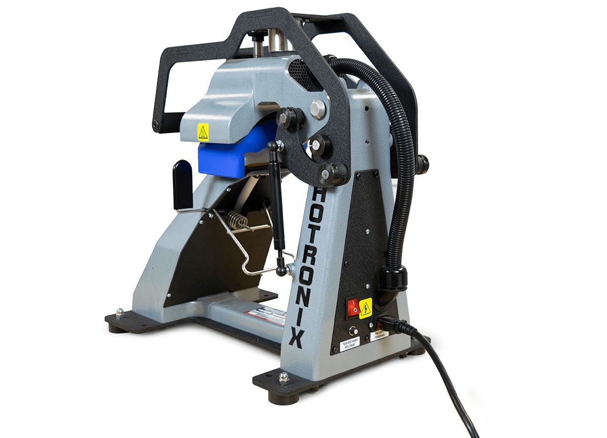 360 IQ® Hat Press - presse à casquette double chauffe et relevage automatique - dcomdtf