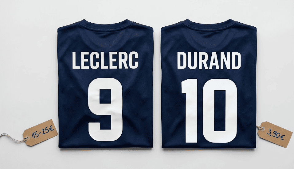 Flocage Go Sport vs DTF en ligne : Comparatif Prix 2026